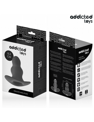 ADDICTED TOYS - PLUG ANAL HUECO SILICONA TALLA XXL 15,2 CM