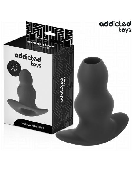 ADDICTED TOYS - PLUG ANAL HUECO SILICONA TALLA XL 13,9 CM