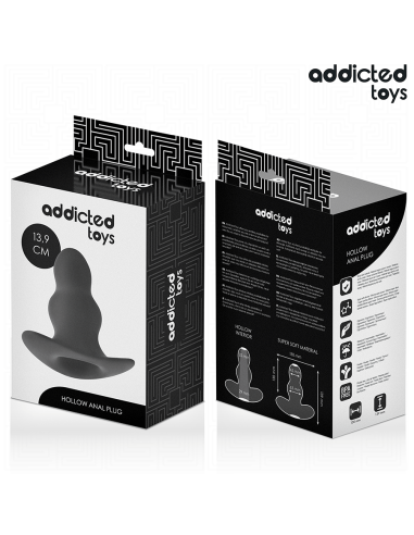 ADDICTED TOYS - PLUG ANAL HUECO SILICONA TALLA XL 13,9 CM