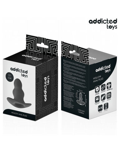 ADDICTED TOYS - PLUG ANAL HUECO SILICONA TALLA L 11.1 CM