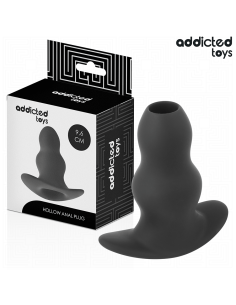 ADDICTED TOYS - PLUG ANAL HUECO SILICONA TALLA M 9,6 CM