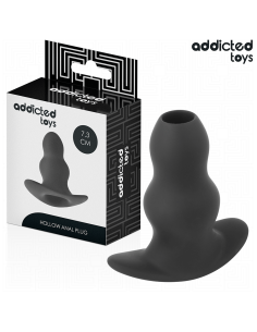ADDICTED TOYS - PLUG ANAL HUECO SILICONA TALLA S 7,3 CM