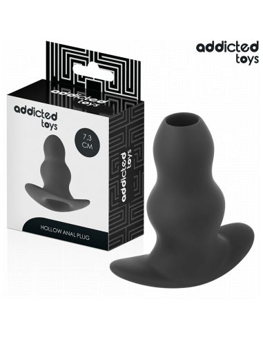 ADDICTED TOYS - PLUG ANAL HUECO SILICONA TALLA S 7,3 CM