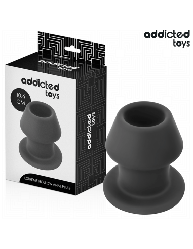 ADDICTED TOYS - PLUG ANAL HUECO EXTREM SILICONA TALLA L 10,4 CM