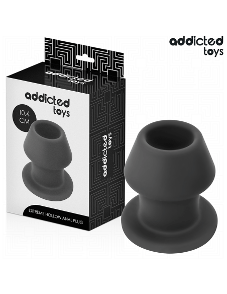 ADDICTED TOYS - PLUG ANAL HUECO EXTREM SILICONA TALLA L 10,4 CM