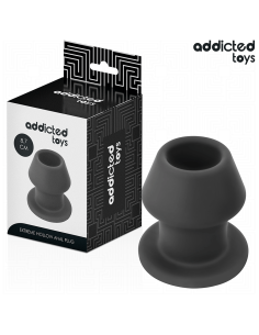 ADDICTED TOYS - PLUG ANAL HUECO EXTREM SILICONA TALLA M 8,7 CM
