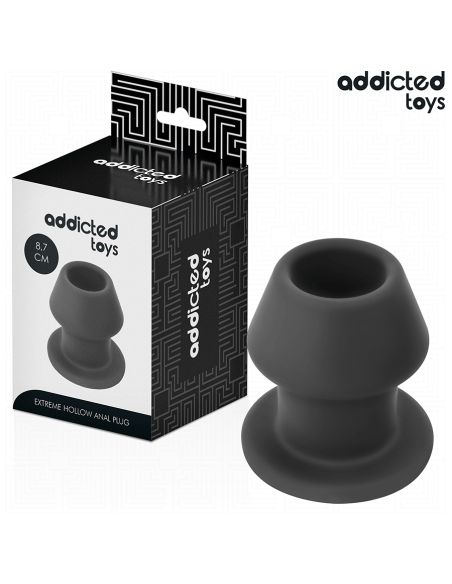 ADDICTED TOYS - PLUG ANAL HUECO EXTREM SILICONA TALLA M 8,7 CM