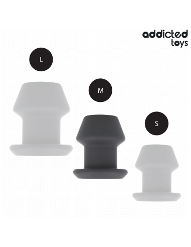 ADDICTED TOYS - PLUG ANAL HUECO EXTREM SILICONA TALLA M 8,7 CM