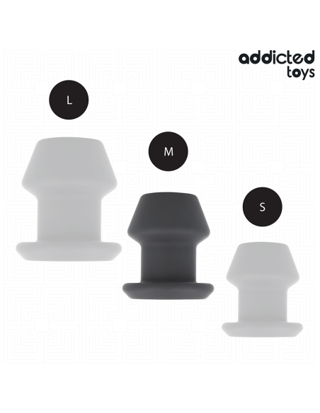 ADDICTED TOYS - PLUG ANAL HUECO EXTREM SILICONA TALLA M 8,7 CM