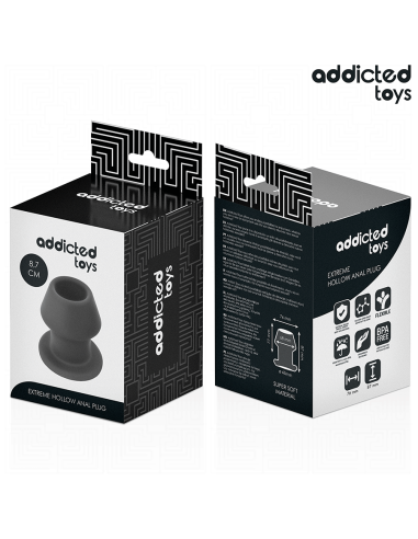 ADDICTED TOYS - PLUG ANAL HUECO EXTREM SILICONA TALLA M 8,7 CM