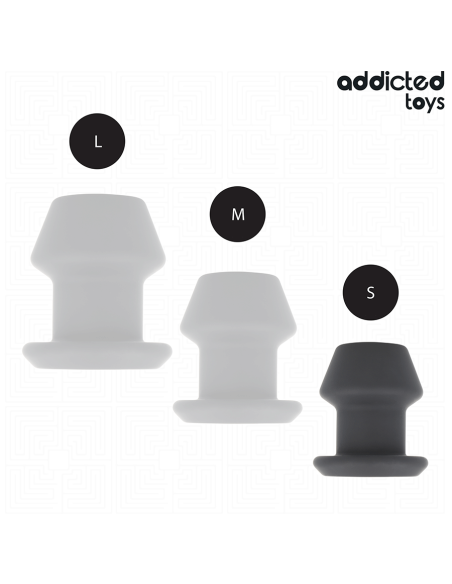 ADDICTED TOYS - PLUG ANAL HUECO EXTREM SILICONA TALLA S 7,5 CM