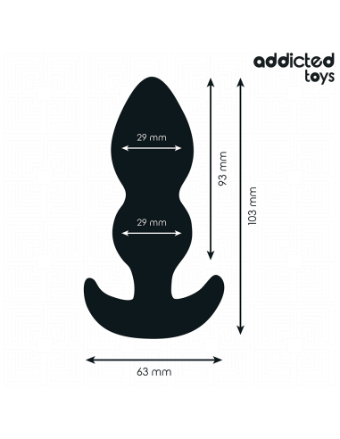 ADDICTED TOYS - PLUG ANAL SILICONA TALLA S 10,3 CM