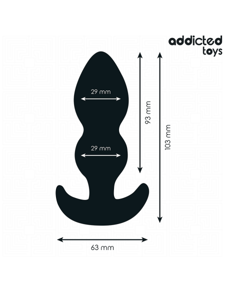 ADDICTED TOYS - PLUG ANAL SILICONA TALLA S 10,3 CM