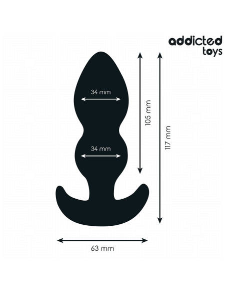 ADDICTED TOYS - PLUG ANAL SILICONA TALLA L 11,7 CM