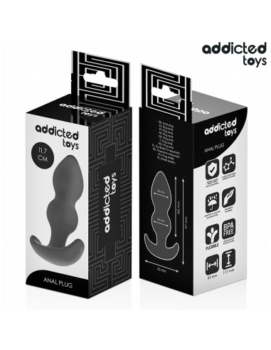 ADDICTED TOYS - PLUG ANAL SILICONA TALLA L 11,7 CM
