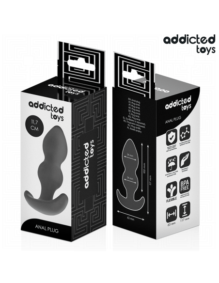 ADDICTED TOYS - PLUG ANAL SILICONA TALLA L 11,7 CM
