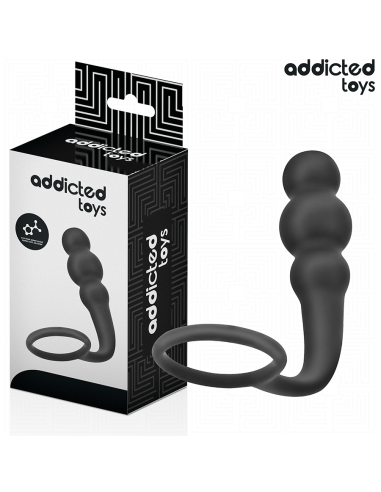 ADDICTED TOYS - PLUG ANAL CON ANILLO SILICONA MODELO 1