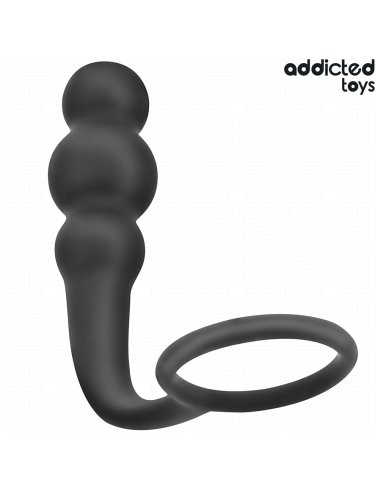 ADDICTED TOYS - PLUG ANAL CON ANILLO SILICONA MODELO 1