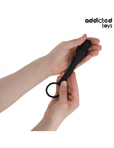 ADDICTED TOYS - PLUG ANAL CON ANILLO SILICONA MODELO 1