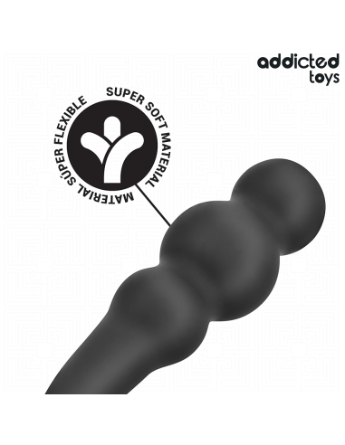 ADDICTED TOYS - PLUG ANAL CON ANILLO SILICONA MODELO 1
