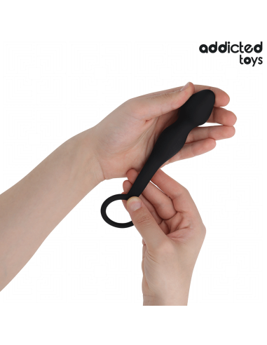 ADDICTED TOYS - PLUG ANAL CON ANILLO SILICONA MODELO 3