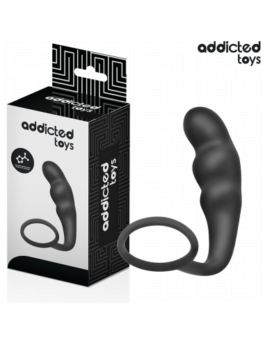 ADDICTED TOYS - PLUG ANAL CON ANILLO SILICONA MODELO 4