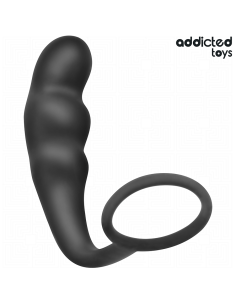 ADDICTED TOYS - PLUG ANAL CON ANILLO SILICONA MODELO 4