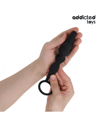 ADDICTED TOYS - PLUG ANAL CON ANILLO SILICONA MODELO 5