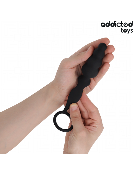 ADDICTED TOYS - PLUG ANAL CON ANILLO SILICONA MODELO 5
