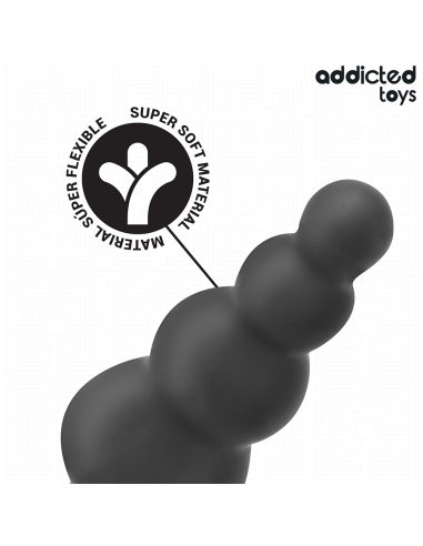 ADDICTED TOYS - PLUG ANAL CON ANILLO SILICONA MODELO 5