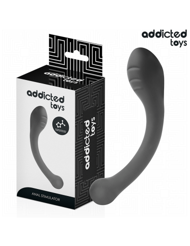 ADDICTED TOYS - ESTIMULADOR ANAL DOBLE SILICONA 18 CM
