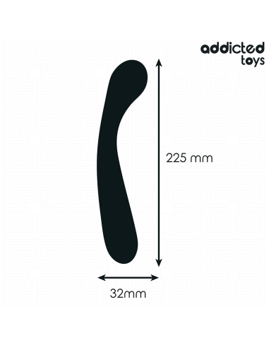 ADDICTED TOYS - MASAJEADOR ANAL DOBLE SILICONA 22,5 CM