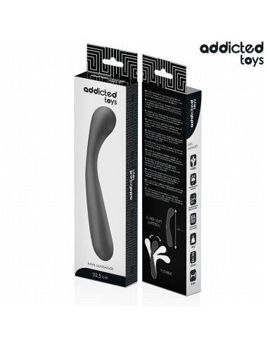 ADDICTED TOYS - MASAJEADOR ANAL DOBLE SILICONA 22,5 CM