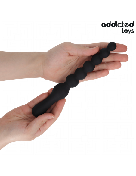 ADDICTED TOYS - MASAJEADOR ANAL DOBLE SILICONA 24 CM
