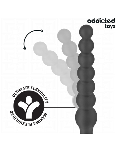 ADDICTED TOYS - MASAJEADOR ANAL DOBLE SILICONA 24 CM