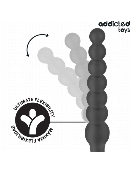 ADDICTED TOYS - MASAJEADOR ANAL DOBLE SILICONA 24 CM