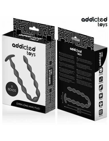 ADDICTED TOYS - ROSARIO ANAL 27 CM EXTRA LARGO SILICONA