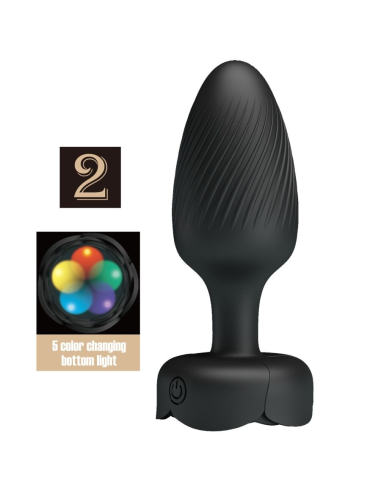 PRETTY LOVE - VARIAN PLUG ANAL CON LUZ LED 10.8 CM