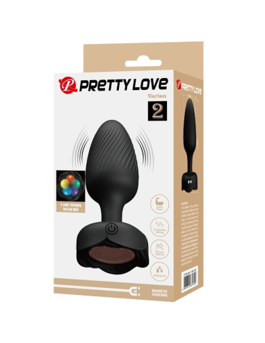 PRETTY LOVE - VARIAN PLUG ANAL CON LUZ LED 10.8 CM
