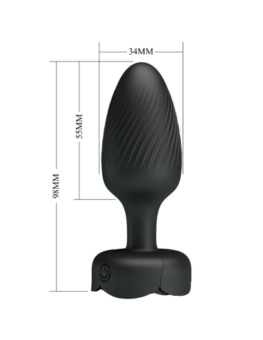 PRETTY LOVE - OSBORN PLUG ANAL CON LUZ LED 9.8 CM