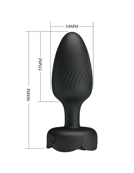 PRETTY LOVE - OSBORN PLUG ANAL CON LUZ LED 9.8 CM
