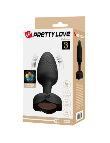 PRETTY LOVE - OSBORN PLUG ANAL CON LUZ LED 9.8 CM