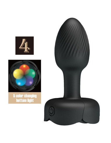 PRETTY LOVE - OLMAN PLUG ANAL CON LUZ LED 8.8 CM