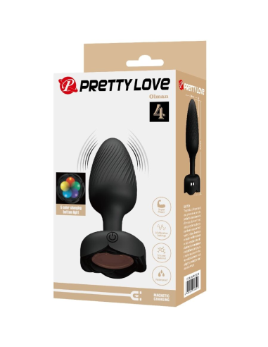 PRETTY LOVE - OLMAN PLUG ANAL CON LUZ LED 8.8 CM