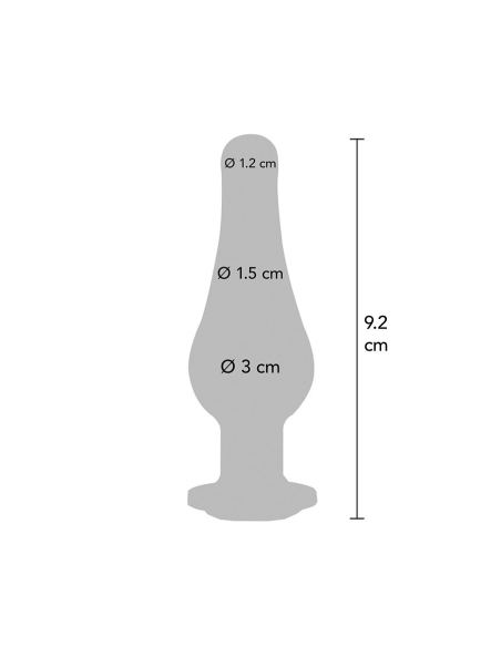 TOYJOY - ANAL PLAY DIAMANTE BUM BIJOU PLUG ANAL PEQUEÑO