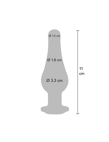 TOYJOY - ANAL PLAY DIAMANTE BUM BIJOU PLUG ANAL MEDIANO