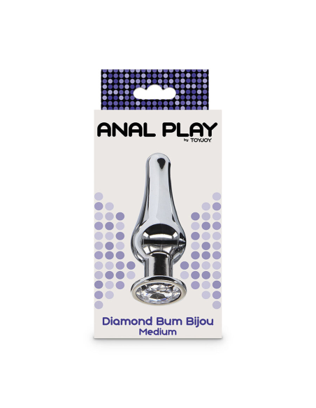 TOYJOY - ANAL PLAY DIAMANTE BUM BIJOU PLUG ANAL MEDIANO