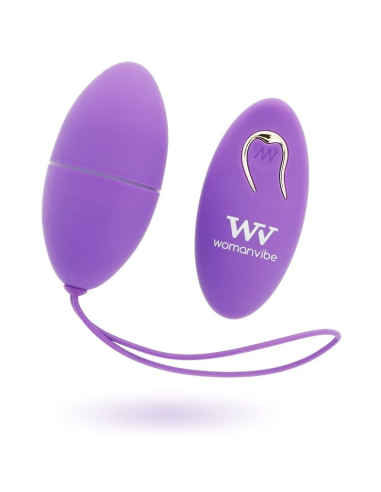 WOMANVIBE - ALSAN HUEVO CONTROL REMOTO SILICONA MORADO