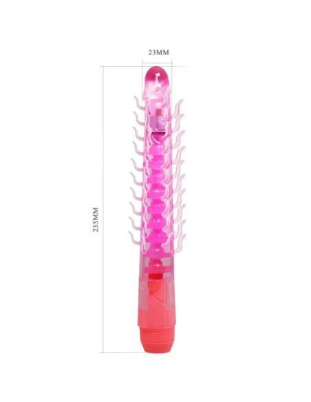 BAILE - FLEXI VIBE SENSUAL SPINE BENDABLE VIBRATING DILDO LILA 23.5 CM