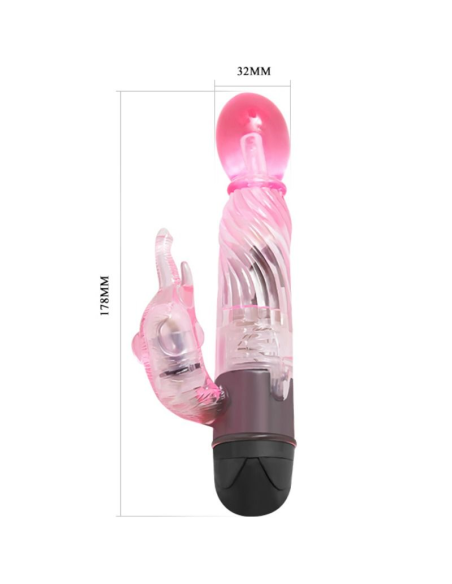 BAILE - GIVE YOU A KIND OF LOVER VIBRADOR CON RABBIT ROSA 10 MODOS
